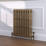CI-SH745-GLD-TH - Shelbourne Gold 3 Column Victorian Cast Iron Radiator H745mm x W955mm CI-SH745-GLD-TH - Shelbourne Gold 3 Column Victorian Cast Iron Radiator H745mm x W955mm